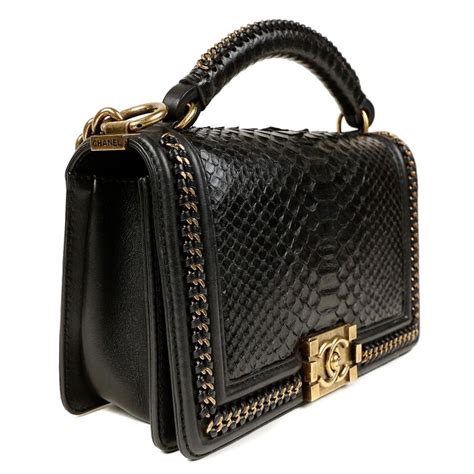 chanel boy python price|Chanel boys handbags.